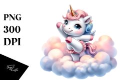 Dancing Baby Unicorn | Sublimation | Clipart Product Image 1