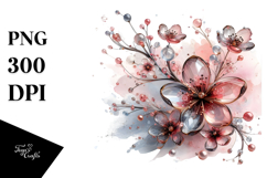 Shiny Cherry Blossom | Clipart Product Image 1