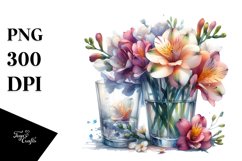 Abstract Freesia | Sublimation | Clipart Product Image 3