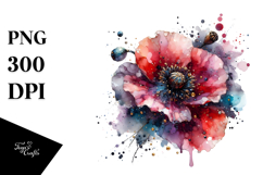 Abstract Poppy Metallic Product Image 1