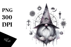 Washed Boho Evil Gnome PNG Product Image 1