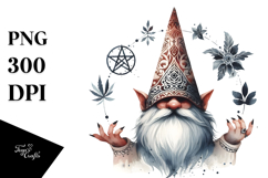 Washed Evil Gnome PNG Product Image 1