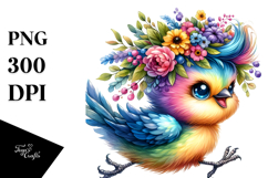 Excited Bird Run, Transparent PNG Product Image 1