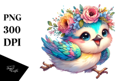 Excited Bird Run, Transparent PNG Product Image 1