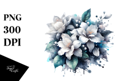 Glossy Jasmine Flower PNG Product Image 1