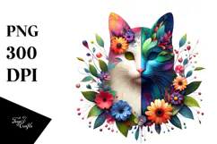 Vibrant Kitten, Transparent PNG Product Image 1