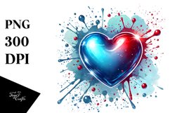 Glossy Heart PNG Product Image 1