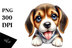 Adorable Beagle Puppy, Transparent PNG Product Image 1