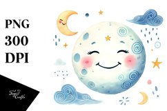 Simple Smiling Star Sublimation PNG Product Image 1