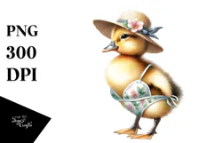 Baby Duck Beachwear PNG Product Image 1