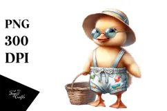 Baby Duck Beachwear PNG Product Image 1