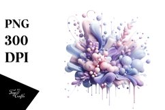 Glossy Lavender with Watercolor Splash Product Image 3