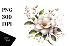 Gardenia, Vibrant PNG Product Image 1
