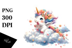 Cute Unicorn Spring Petals Product Image 3