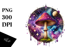 Magical Celestial Mushroom Tarot PNG Product Image 1