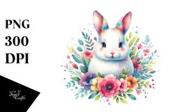 Colorful Bunny Floral Product Image 1