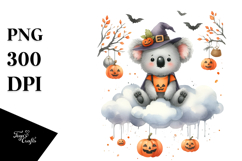 Spooky Koala for Halloween PNG Product Image 1