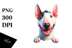 Funny Bull Terrier | Clipart Product Image 1