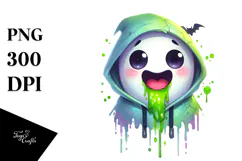 Ghost in Spooky Hoodie PNG Product Image 1