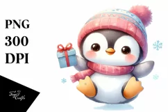 Cute Baby Penguin, Transparent PNG Product Image 1