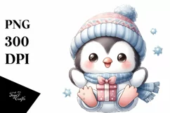 Cute Baby Penguin, Transparent PNG Product Image 1