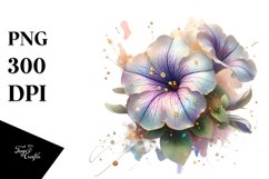 Petunia Watercolor Splash Product Image 1