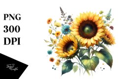 Vibrant Sunflower, Transparent PNG Product Image 1