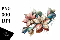 Abstract Wooden Gardenia PNG Product Image 3