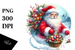 3D Santa Image, Transparent PNG Product Image 1
