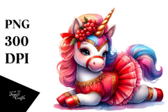 Redowa-Dancing Baby Unicorn PNG Product Image 1
