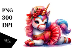 Redowa-Dancing Baby Unicorn PNG Product Image 1
