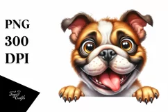 Crazy Looking Bulldog with Popping Eyes | Sublimation | Product Image 3