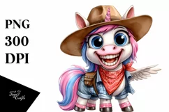Watercolor Unicorn Bandana Human Phishing Product Image 3