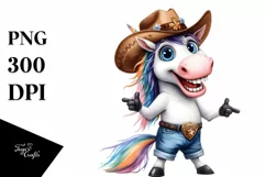 Watercolor Unicorn Bandana Human Phishing Product Image 3