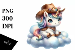Cute Baby Unicorn from | Sublimation | Clipart Product Image 1