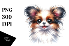 Happy Papillon PNG Product Image 1