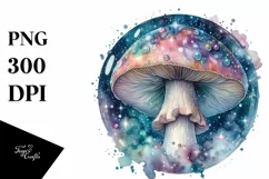 Pastel Mystical Mushroom, Transparent PNG Product Image 3