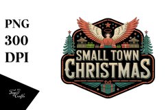 Retro Small Town Christmas Png Product Image 5