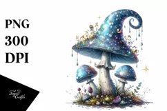 Shiny Magical Mushroom, Transparent PNG Product Image 3