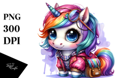 Cute Unicorn, Style PNG Product Image 1