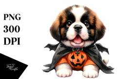 Baby Saint Bernard Sublimation Clipart Product Image 1