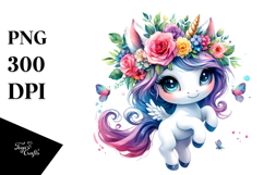 Cute Dancing Unicorn PNG Product Image 1