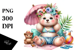 Baby Bear Beachwear PNG Product Image 1