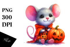 Vibrant Drawing Cute Baby Mouse | Clipart Product Image 1