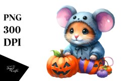 Vibrant Drawing Cute Baby Mouse | Clipart Product Image 1