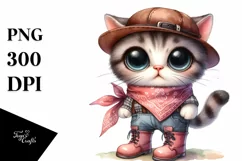 Proud Cat in Rain Boots | Sublimation | Clipart Product Image 3