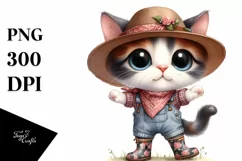 Proud Cat in Rain Boots | Sublimation | Clipart Product Image 3