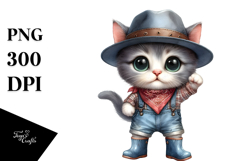 Proud Cat in Rain Boots | Sublimation | Clipart Product Image 1