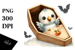 Baby Parrot Popping Out of Coffin Product Image 1