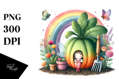 Colorful Fairy House | Fantasy Illustration Product Image 1